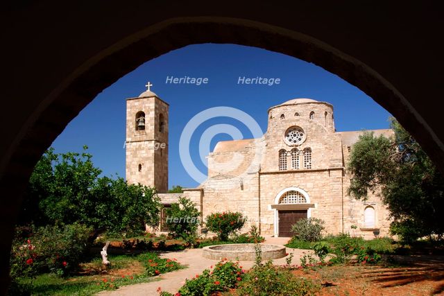 Church and Monastery, North Cyprus. Creator: Peter Thompson.