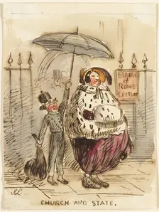 Church and State, n.d. Creator: John Leech
