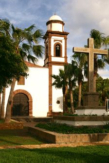 Church, Antigua, Fuerteventura, Canary Islands. Creator: Peter Thompson