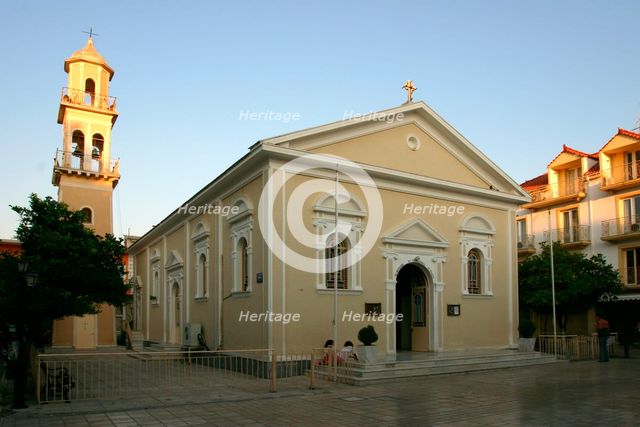 Church, Argostoli, Kefalonia, Greece. Creator: Peter Thompson.