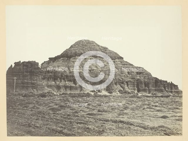 Church Buttes, Near Fort Bridger, Wyoming Territory, 1868/69. Creator: Andrew Joseph Russell.