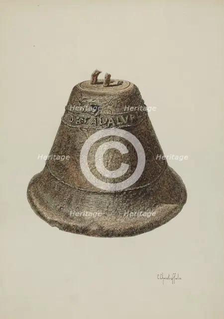 Church Bell, 1940. Creator: Cornelius Christoffels.