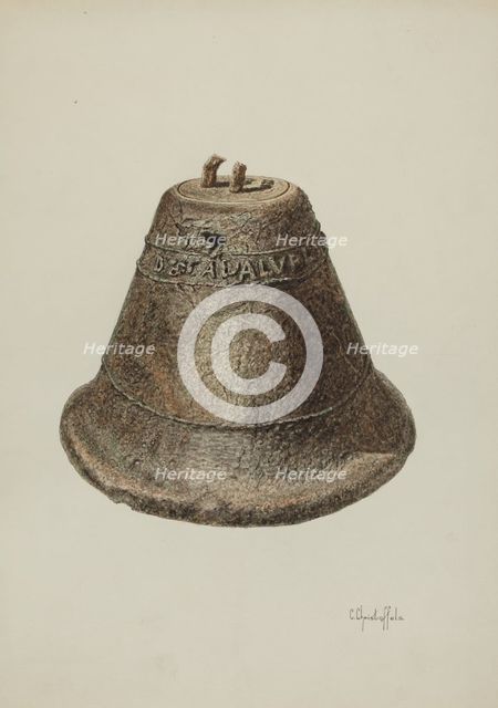 Church Bell, 1940. Creator: Cornelius Christoffels.