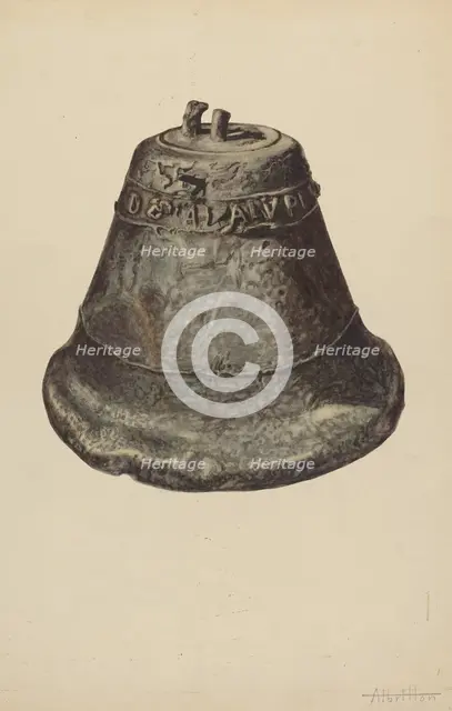 Church Bell, 1935/1942. Creator: Albritto Edward.