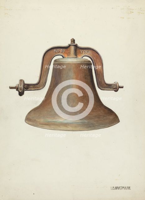 Church Bell, 1935/1942. Creator: L. B. Hartman.