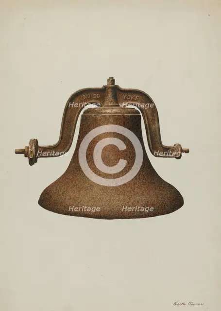 Church Bell, 1939. Creator: Edith Towner.