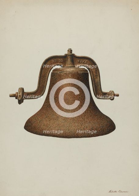 Church Bell, 1939. Creator: Edith Towner.