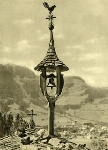 Church bell and weather vane, Kitzbühel, Tyrol, Austria, c1935. Creator: Unknown