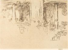 Church, Brussels, 1887. Creator: James Abbott McNeill Whistler