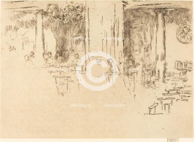 Church, Brussels, 1887. Creator: James Abbott McNeill Whistler.