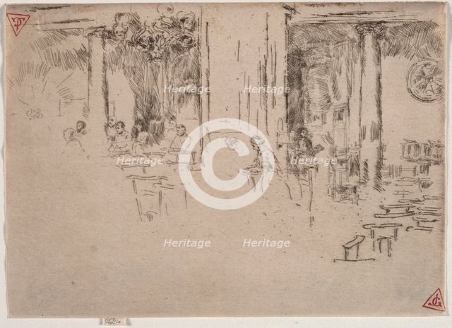 Church, Brussels. Creator: James McNeill Whistler (American, 1834-1903).