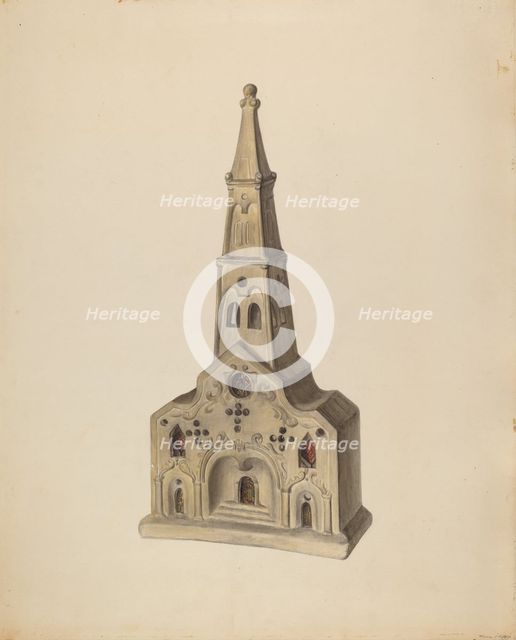 Church, c. 1938. Creator: Mina Lowry.