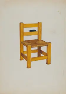 Church Chair, c. 1936. Creator: Florence Huston