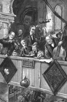 'Church Choirs - The Old Style 1891. Creator: Sydney Prior Hall