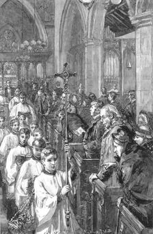 'Church Choirs - The New Style 1891. Creator: Sydney Prior Hall