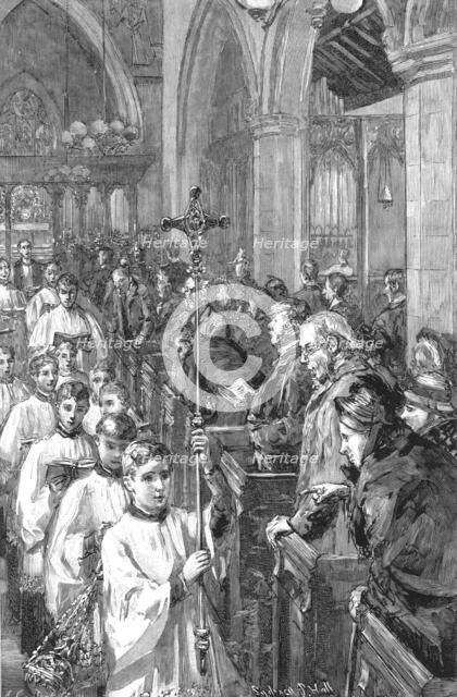 ''Church Choirs - The New Style', 1891. Creator: Sydney Prior Hall.