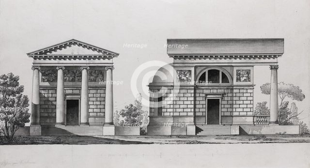 Church Design for the Tutomlin Family . Artist: Quarenghi, Giacomo Antonio Domenico (1744-1817)
