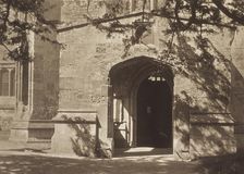 Church door, Sunningham Oxford. From the album: Photograph album - England, 1920s. Creator: Harry Moult