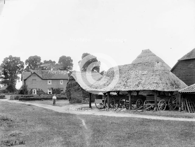 Church Farm House, Waltham St Lawrence, Berkshire, c1860-c1922. Artist: Henry Taunt