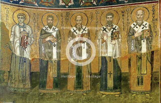 Church Fathers. Artist: Byzantine Master  