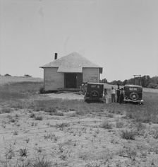 Church for Negroes, Ellis County, Texas, 1937. Creator: Dorothea Lange