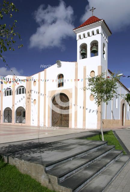 Church, Gran Tarajal, Fuerteventura, Canary Islands.
