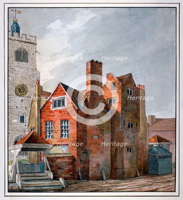 Church House, Hackney, London, c1798. Artist: Anon