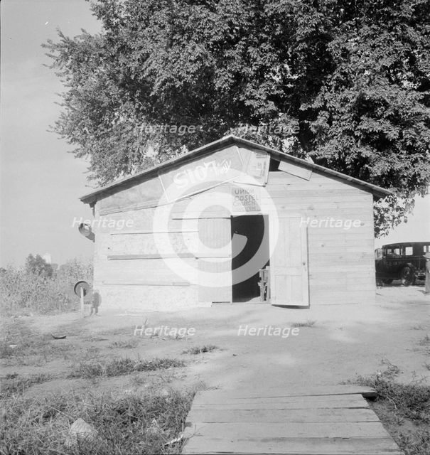 Church in Oklahoma County, Elm Grove, Oklahoma, 1936. Creator: Dorothea Lange.