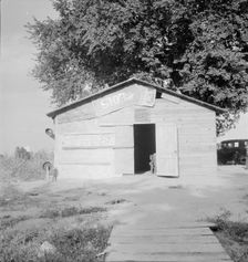 Church in Oklahoma County, Elm Grove, Oklahoma, 1936. Creator: Dorothea Lange