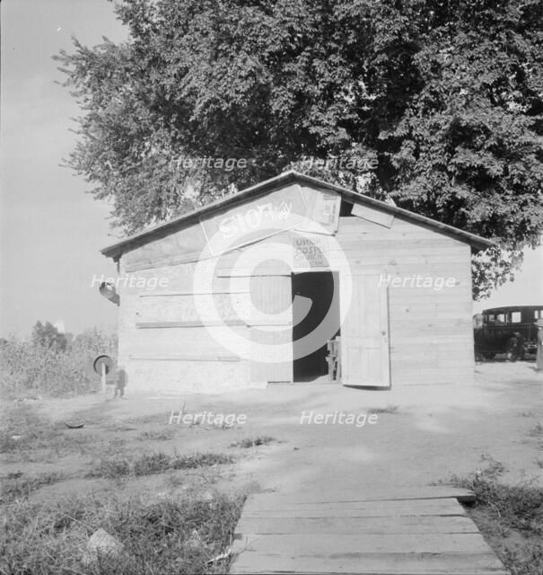 Church in Oklahoma County, Elm Grove, Oklahoma, 1936. Creator: Dorothea Lange.