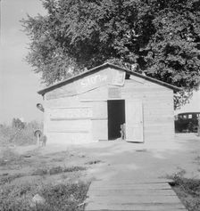 Church in Oklahoma County, Elm Grove, Oklahoma, 1936. Creator: Dorothea Lange