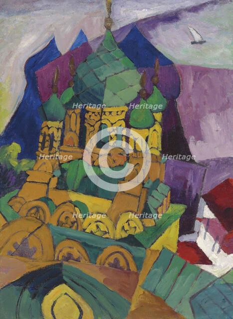 Church in Alupka, 1916.