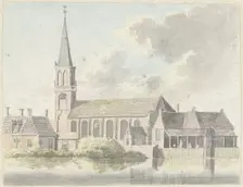 Church in Broek in Waterland, 1789. Creator: Hendrik Tavenier