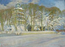 Church in Poronin, between 1906-1910. Creator: Stanislaus Kamocki