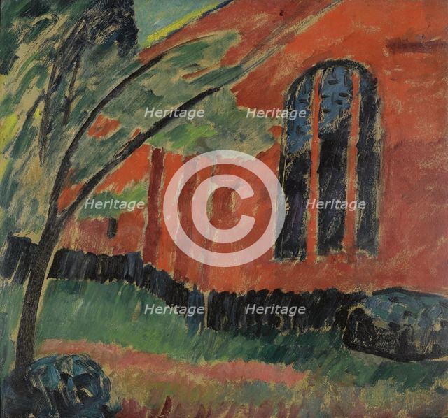 Church in Prerow, c. 1911. Artist: Javlensky, Alexei, von (1864-1941)