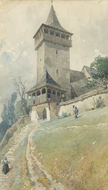 Church in Rimavska Bana, 1906. Creator: Jan Koula