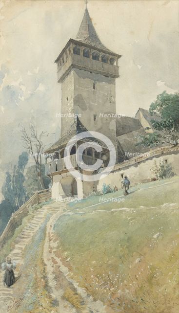 Church in Rimavska Bana, 1906. Creator: Jan Koula.