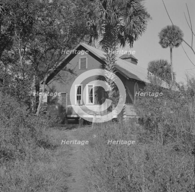 Church in the Negro section, Daytona Beach, Florida, 1943. Creator: Gordon Parks.