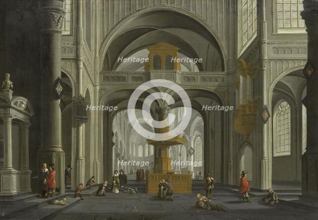 Church Interior, 1652. Creator: Daniel de Blieck.
