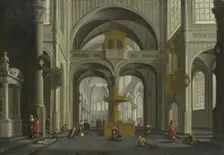 Church Interior, 1652. Creator: Daniel de Blieck
