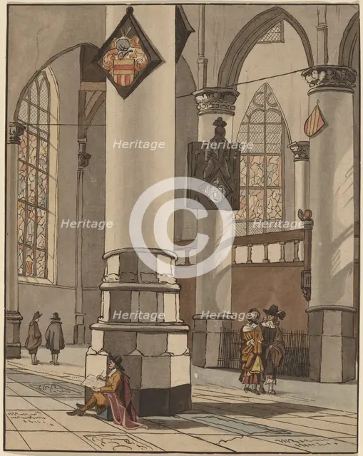 Church Interior, 1774. Creator: Bernhard Schreuder.
