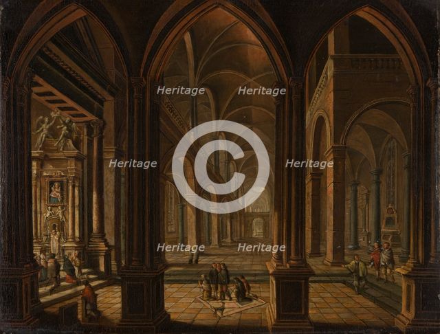 Church Interior, 18th century. Creator: Christian Stocklin.