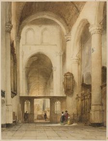 Church Interior, n.d. Creator: Johannes Bosboom