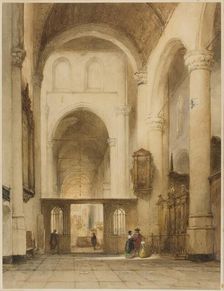 Church Interior, n.d. Creator: Johannes Bosboom