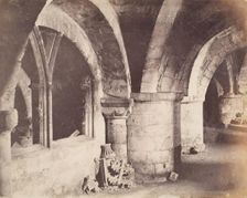 Church Interior, from an album compiled by Sir John Everett Millais. Creator: Unknown