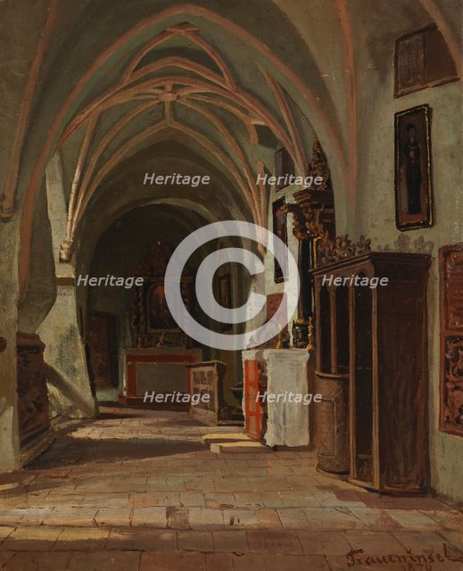 Church interior from Fraueninsel, 1870. Creator: Hjalmar Munsterhjelm.