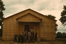 Church, Pie Town, New Mexico, 1940. Creator: Russell Lee