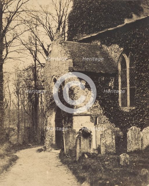 Church Porch, Earlham, near Norwich, 1857. Creator: William Harcourt Ranking.