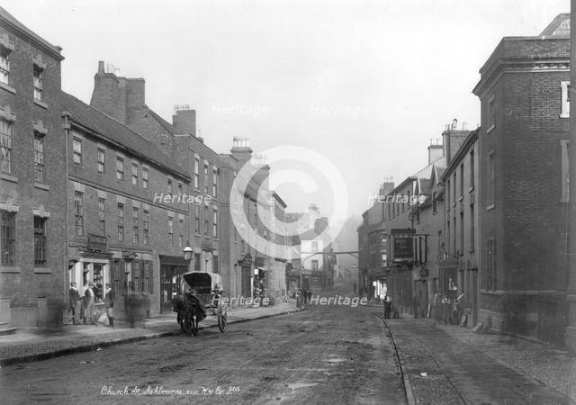 Church Street, Ashbourne, Derbyshire, 1890-1910. Artist: Unknown