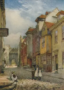 Church Street, Looking North c1900. Artist: William Biscombe Gardner
